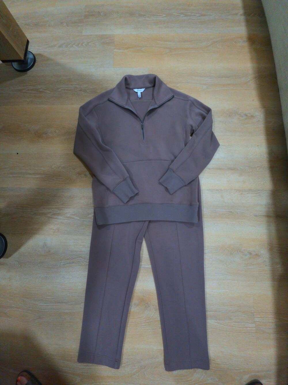 Spanx AirEssentials Half-Zip Pullover and Pants Set Size S